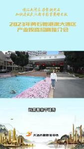 主播带您看2023年黄石粤港澳大湾区产业投资招商推介会