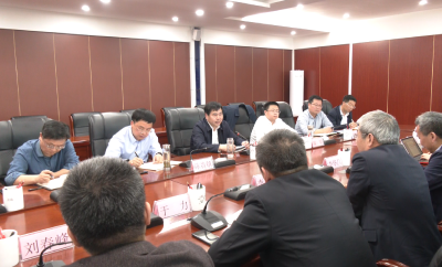 郝胜勇与矿冶科技集团北矿检测技术有限公司党总支书记、董事长李华昌座谈 深化交流合作 实现共赢发展