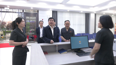 郝胜勇调研市域社会治理现代化试点工作