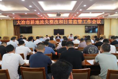 全市耕地流失整改和日常监管工作会议召开