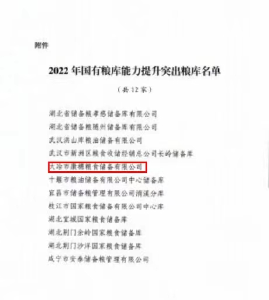 全面推进现代化粮库建设 我市一粮库获省级表彰