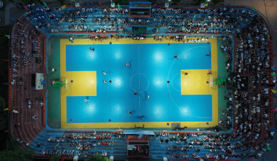 “村BA”激发乡村新活力 灵乡镇第二届“翊通杯”篮球联赛开赛