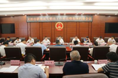 我市召开耕地流失整改工作推进暨集体约谈会 压实责任精准施策 限期完成耕地流失问题整改