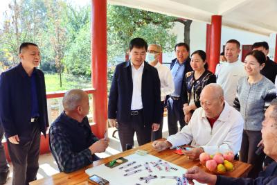 郝胜勇调研我市养老服务体系建设工作并走访慰问百岁老人