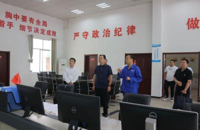 孙辄督导检查文明创建、安全生产工作