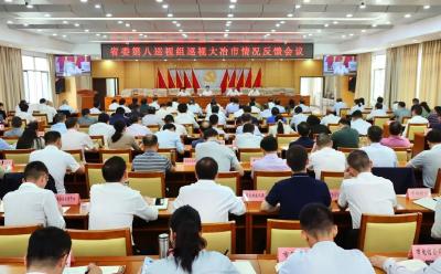 省委第八巡视组向大冶市反馈巡视情况