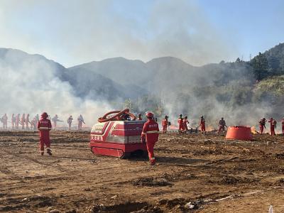 以练为战 防患于未“燃” 黄石市2023年森林防灭火演练在我市举行