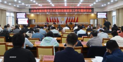 我市召开城市数字公共基础设施建设专题培训会