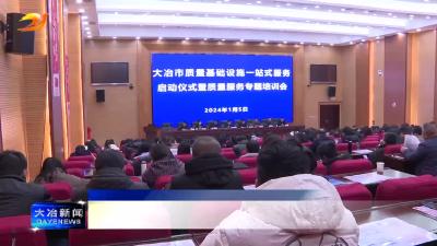 省市场监管局质量发展处来大冶调研质量基础设施一站式服务建设工作情况