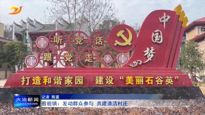 殷祖镇：发动群众参与 共建清洁村庄