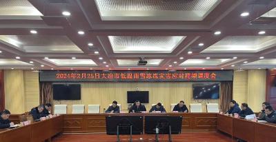 我市召开低温雨雪冰冻灾害应对视频调度会