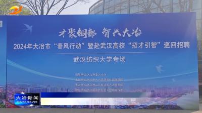简讯：我市组团赴武汉高校招才引智