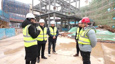 【新春走基层】大冶一中临空校区：按下项目建设“快进键”