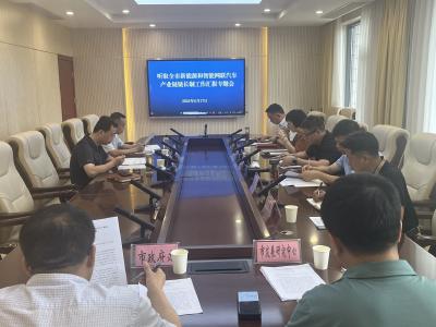 孙辄主持召开专题会议 围绕强链补链延链实施精准招商 推进新能源和智能网联汽车产业链做大做强