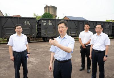 郄英才调研多式联运工作 大力推进多式联运降本增效 打造长江水铁联运重要节点