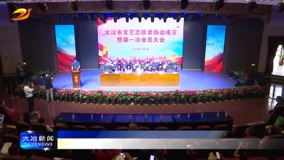 我市文艺志愿者协会成立