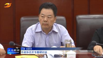 市政协召开专题研讨会