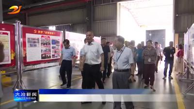 市人大常委会视察我市文化产业发展工作情况