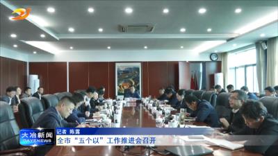 全市“五个以”工作推进会召开