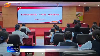 简讯：“高效办成一件事”促进政务服务提质增效