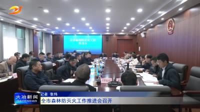全市森林防灭火工作推进会召开