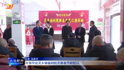市领导赴灵乡镇福利院开展春节前慰问