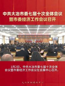 中共大冶市委七届十次全体会议暨市委经济工作会议召开