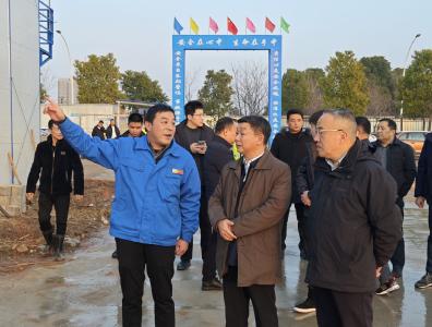 市领导调研高新区重点项目建设情况