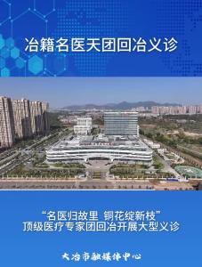 “名医归故里  铜花绽新枝”顶级医疗专家团回冶开展大型义诊