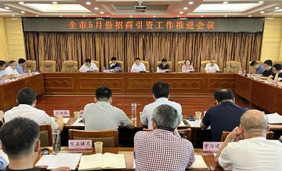 全市5月份招商引资工作推进会召开