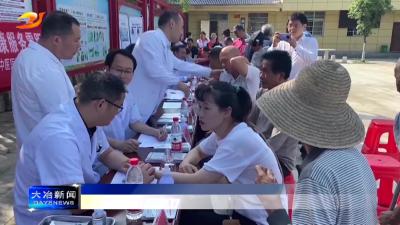 市中医医院开展健康义诊进乡村活动