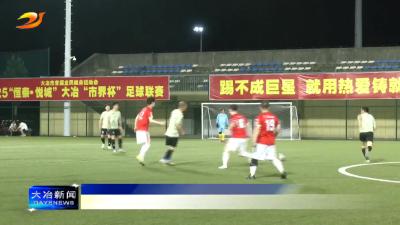 简讯：2025“恒泰悦城”大冶 “市界杯”足球联赛圆满落幕