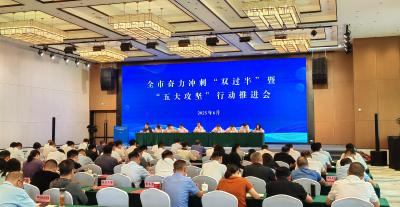 全市奋力冲刺“双过半”暨“五大攻坚”行动推进会召开