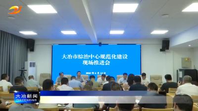 我市综治中心规范化建设现场推进会召开