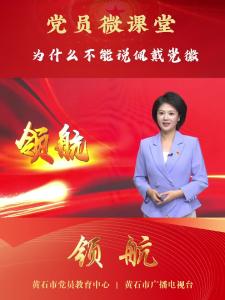 #领航--党员微课堂 为什么不能说佩戴党徽?