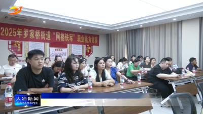 简讯：罗家桥街道举办2025年网格铁军职业能力竞赛