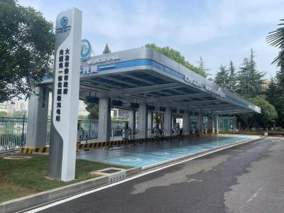 光伏储能 绿色出行 市委市政府机关大院智慧充电站建成投用
