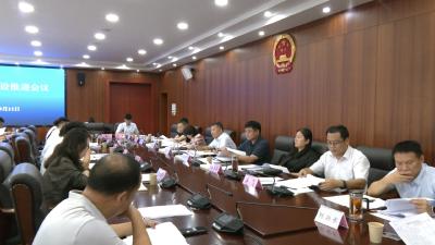 全市项目建设推进会召开