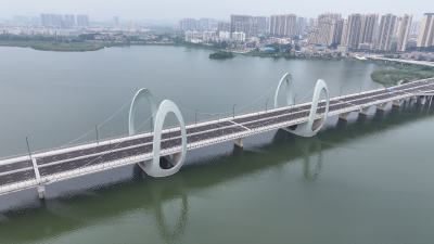 【聚焦支点建设·聚力五大攻坚 品质提升】我市交通再添“主动脉” 东风西路（三里七湖大桥）通车试运行