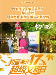 大冶保安桃花源里精彩亮相知音湖北·超级文旅日启幕现场