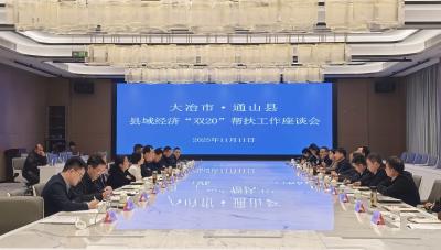 通山县党政代表团来我市对接县域经济“双20”帮扶工作 打造县域协同发展示范标杆