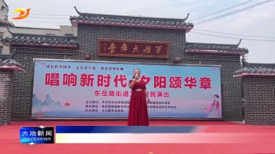 东岳路街道举办文化惠民演出