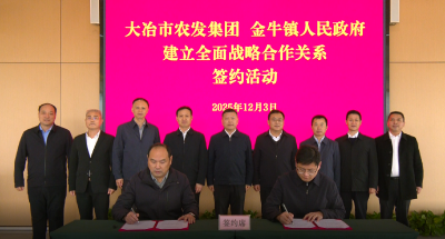 市农发集团与金牛镇人民政府战略合作签约活动举行