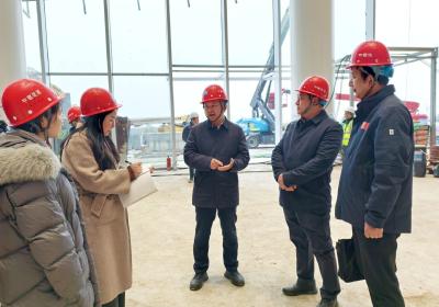 潘小进调研新时代文明实践综合体项目建设情况