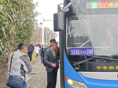 【新春走基层·回答“三农九问”】回应村民期盼 土库村新春喜通公交车
