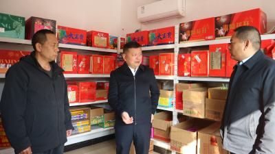 潘小进督导检查春节期间安全生产工作