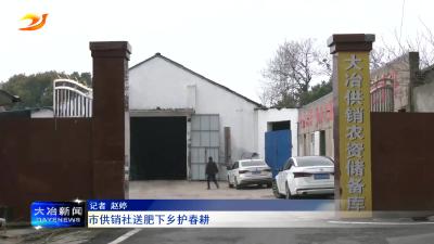 市供销社送肥下乡护春耕 