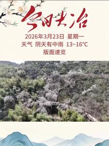 今日大冶 3月23日 版面速览 （制作叶侃）