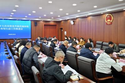 我市优化升级营商环境攻坚行动工作推进会召开