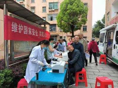 湖滨社区开展健康体检活动